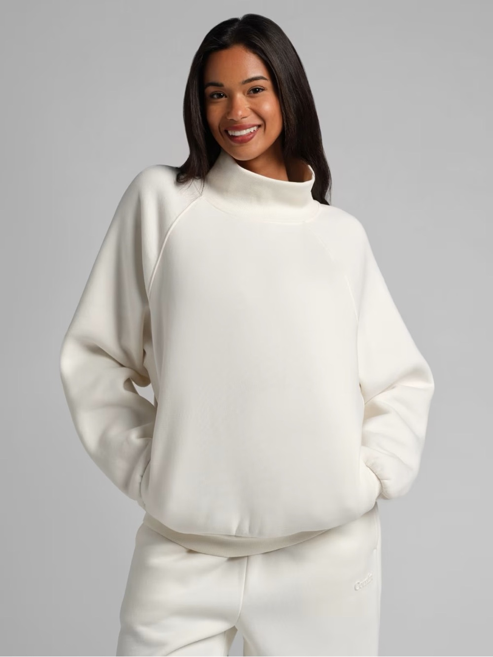 Mock Neck Sweatset - Picture 2 of 3